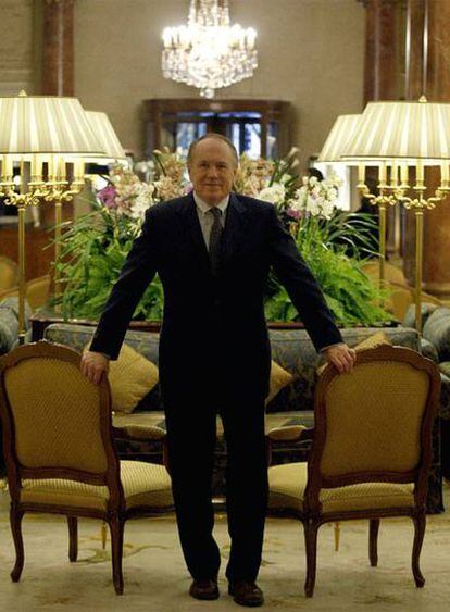 Edward C. Prescott, en el hotel Ritz de Madrid, el pasado martes.