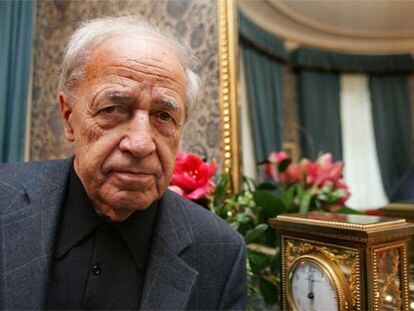 Pierre Boulez, ayer en Madrid.