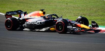 Max Verstappen, de la escudería Red Bull, durante el Gran Premio de Italia este sábado.