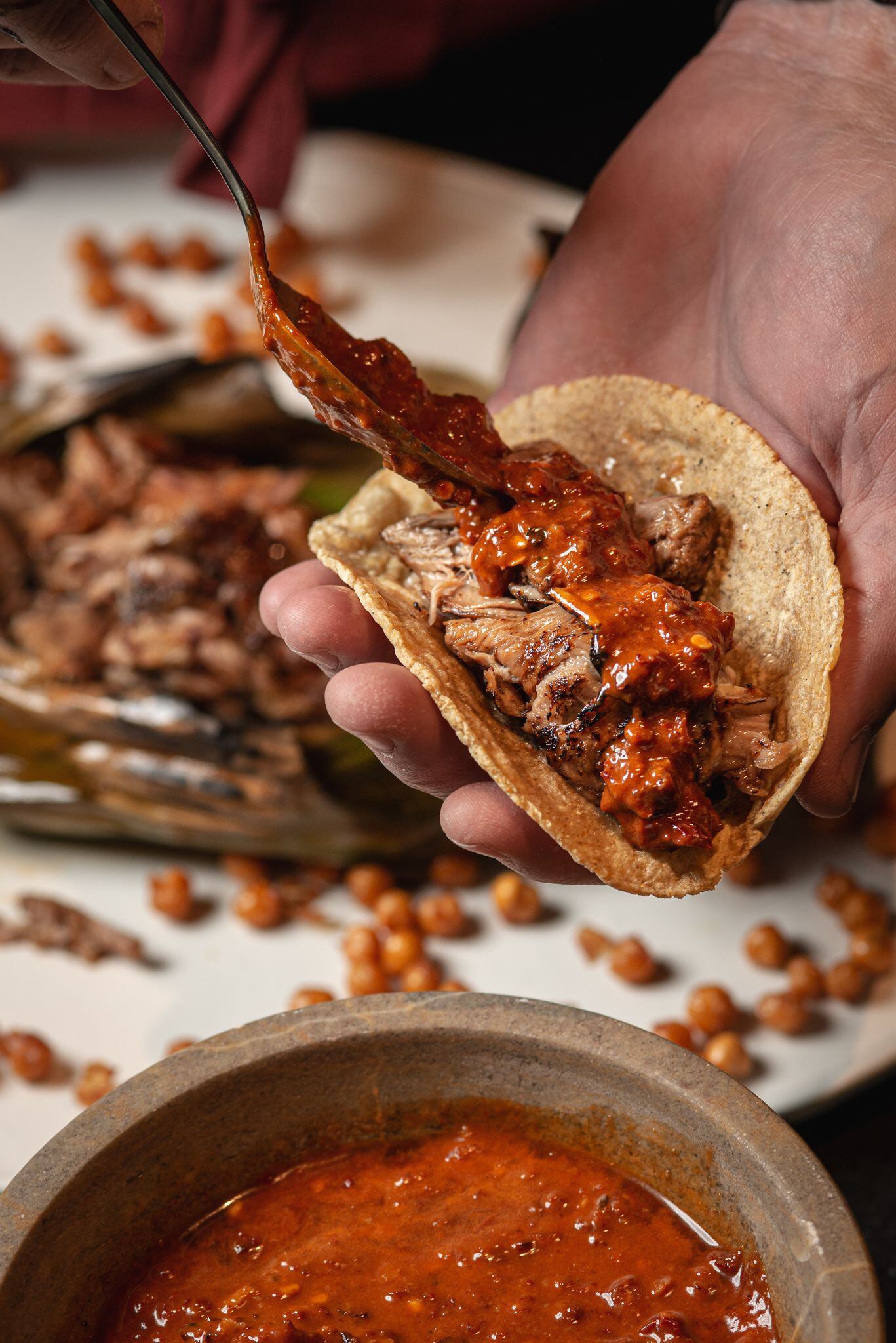 Tacos de cordero lechal, en una imagen proporcionada por el restaurante Ticuí.