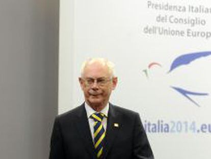 El presidente del Consejo Europeo, Herman Van Rompuy.