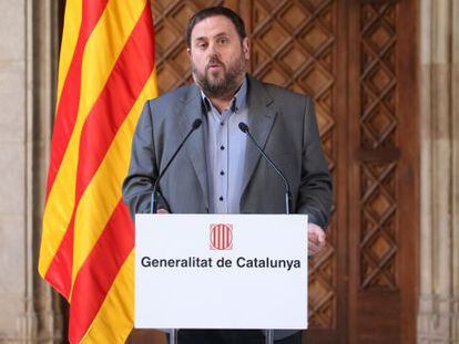 Oriol Junqueras, presidente de Esquerra Republicana.