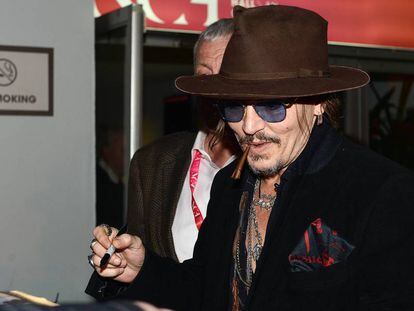 El actor Johnny Depp.