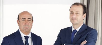 Jorge Gabiola y Carlos L&oacute;pez de las Heras, presidente y director general de Tubos Reunidos, respectivamente.