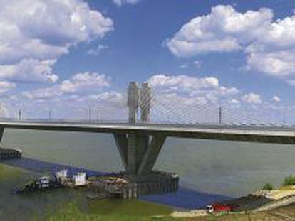 Puente de Vidín-Calafat sobre el río Danubio, construido por FCC