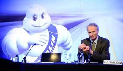 El presidente de Michelin, Jean-Dominique Senard, en Par&iacute;s el 16 de febrero de 2016. 