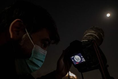 Los fotógrafos de Chile se preparan para el fenómeno. 