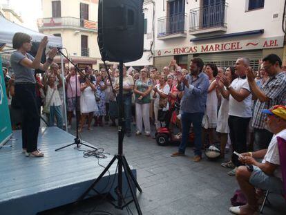 Carme Forcadell, a Sitges. 