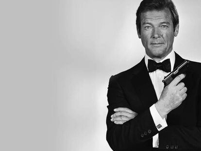 Roger Moore, en la piel de 007.