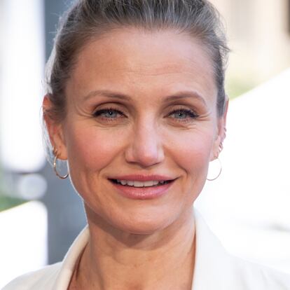 Cameron Diaz, fotografiada en 2019. Aunque estaba retirada entonces, acompañó a su amiga Lucy Liu cuando recibió una estrella en el Paseo de la Fama de Hollywood.