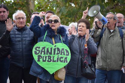 The residents of Arganda del Rey and other surrounding municipalities demanded a solution from the Community of Madrid for the emergency service of the Hospital del Sureste