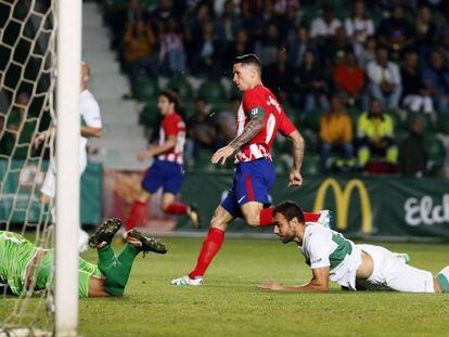 Ocasi&oacute;n de Torres frente al Elche.