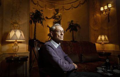 El historiador británico John H. Elliott, esta semana en Madrid.