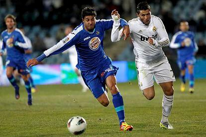 Cristiano y Miguel Torres, en una carrera del encuentro.