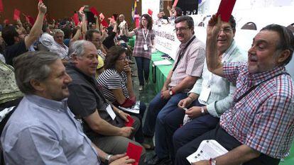 Willy Meyer, Felipe Alcaraz, José L. Centella y Diego Valderas.