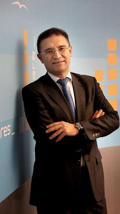 El secretario general, Serafín Castellano, en la sede del PPCV.