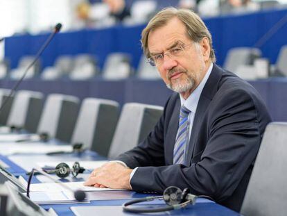 Alojz Peterle, al Parlament Europeu, on fa 14 anys que és eurodiputat.