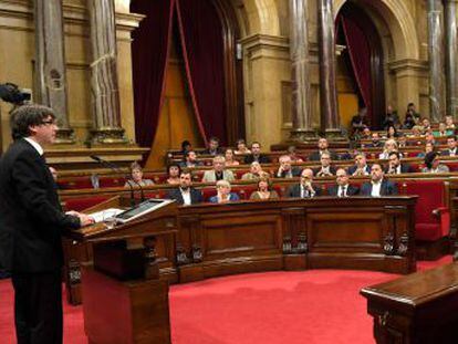 “Con los resultados del 1 de octubre, Cataluña se ha ganado el derecho a ser un estado independiente”, dice el presidente de la Generalitat