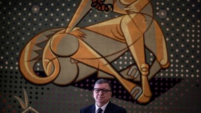 José Manuel Durão Barroso, expresidente de la Comisión Europea, en el hotel Ritz en Lisboa el sábado 5 de marzo de 2022.