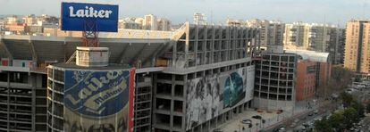 Estadio de Mestalla, campo del Valencia.