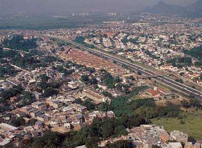 Aspecto de una de las favelas de Río de Janeiro.