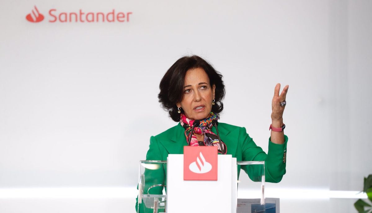 Santander breaks its profit record until March despite the payment of the bank tax and earns 2,571 million