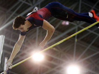 Didac Salas, en un salto