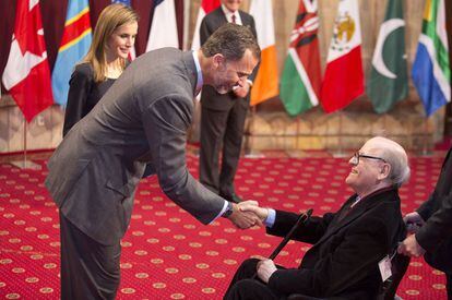 El creador Joaquín Salvador Lavado Tejón, conegut internacionalment com a Quino. Premi Príncep d'Astúries de Comunicació i Humanitats 2014.