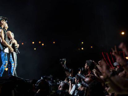 Un momento del concierto de The Scorpions en el Resurrection Fest.