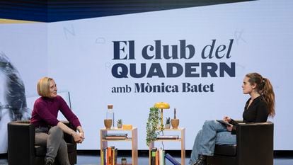 Mònica Batet i Carlota Rubio al Club del Quadern a l’Estudi Toresky