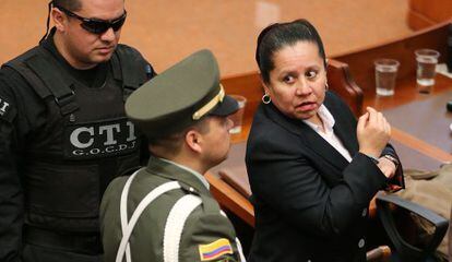 Maria del Pilar Hurtado, exjefa de la Inteligencia colombiana.