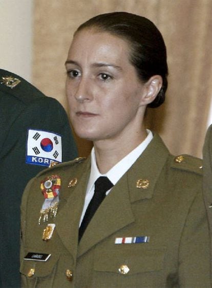 La comandante María Gracia Cañadas.