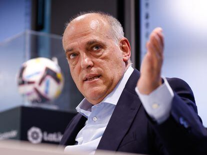 Javier Tebas, presidente de LaLiga.