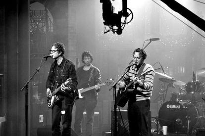 La banda estadounidense The Jayhawks en una foto promocional.