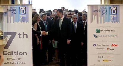 El Rey Felipe IV inaugura el Spain Investors Day