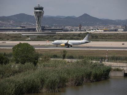 Vista del aeropuerto de Barcelona.