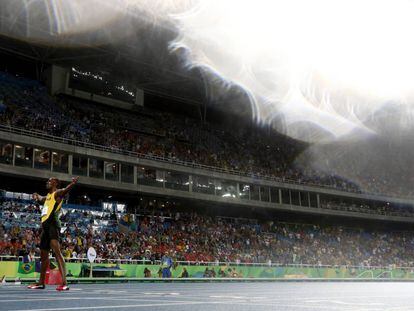 Bolt se despide victorioso de su último estadio olímpico.
