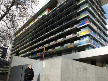 Sede del Instituto Nacional de Estadística (INE), en la calle del Capitán Haya, número 51 de Madrid.