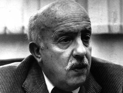 Ricardo Muñoz Suay (Valencia, 1917-1997), en 1988.