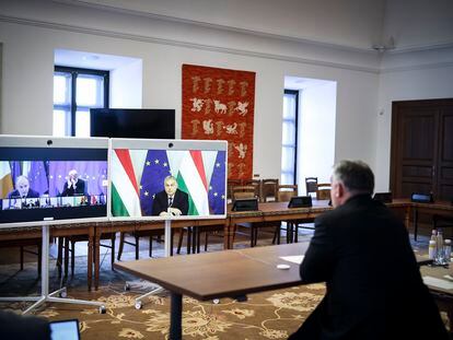 El primer ministro de Hungría, Viktor Orban, durante una reunión el pasado diciembre.
