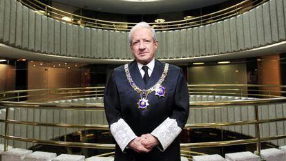 Pascual Sala, que termina su etapa al frente del Constitucional, en 2011.