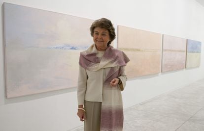 La pintora sevillana Carmen Laffón en 2014. 