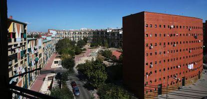 Vista de el edificio El Ruedo.