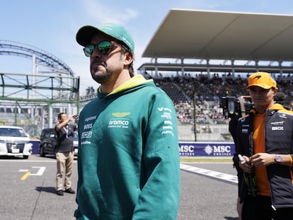 Fernando Alonso, el pasado domingo en Suzuka, en Japón.