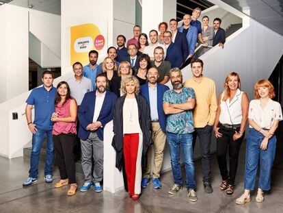 El equipo de Catalunya Ràdio.