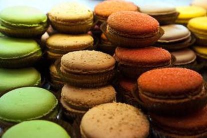 'Macarons' de la Chocolaterie Henriet, en Biarritz.