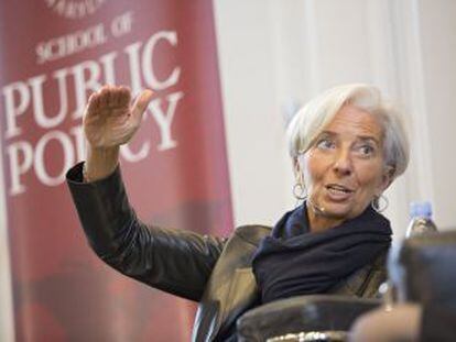 La directora del FMI, Christine Lagarde, el pasado 4 de febrero.