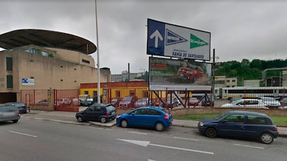 Vista de la Peña del Cuervo, donde han aparecido los restos mortales, desde la calle Castilla de Santander. Google Maps