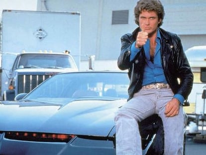 Imagen de la serie de televisión de los ochenta 'El coche fantástico'.