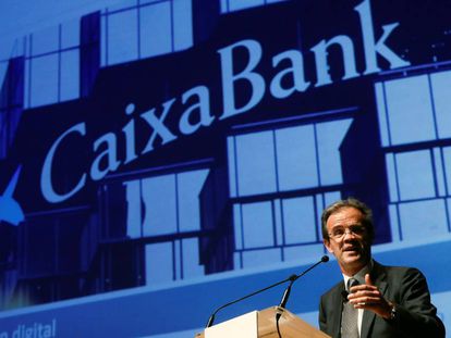 El president de CaixaBank, Jordi Gual